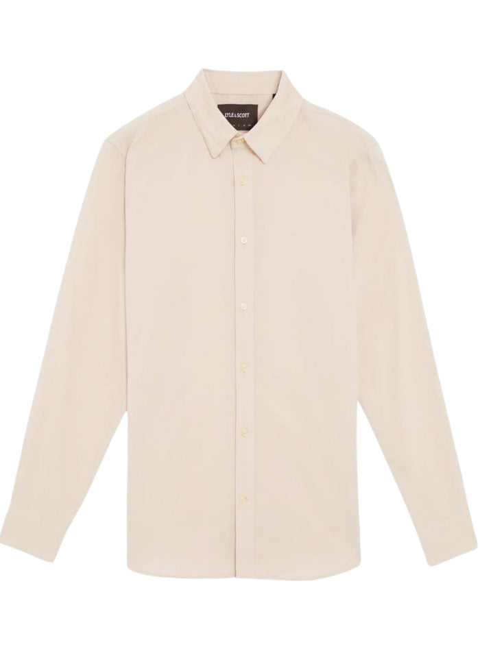 LYLE & SCOTT Fine Rib Corduroy Shirt Putty - MAISONDEFASHION.COM