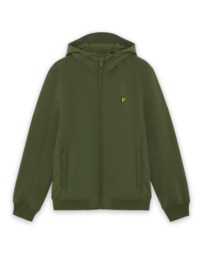 LYLE & SCOTT Fleece Back Softshell Jacket True Olive