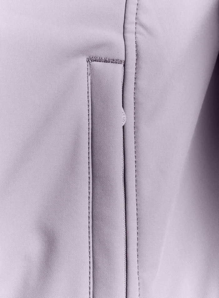 LYLE & SCOTT Fleece Lined Softshell Jacket Ash Lilac - MAISONDEFASHION.COM