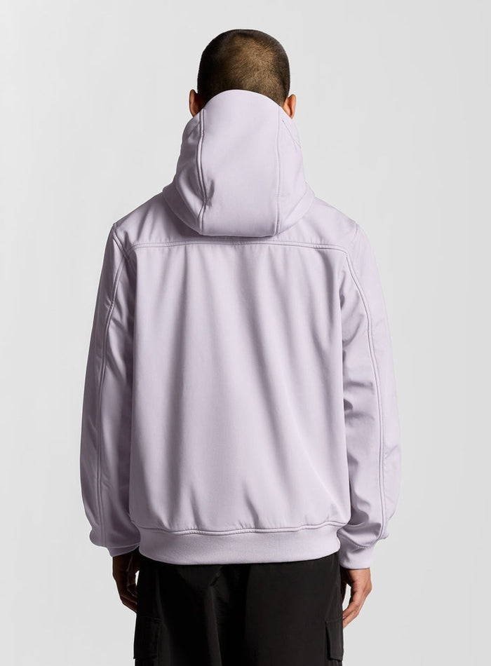 LYLE & SCOTT Fleece Lined Softshell Jacket Ash Lilac - MAISONDEFASHION.COM