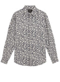 LYLE & SCOTT Floral Jacquard Shirt Jet Black Marl - MAISONDEFASHION.COM