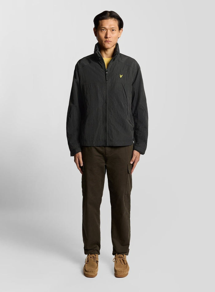 LYLE & SCOTT Fold Away Hood Jacket Black Ice - MAISONDEFASHION.COM