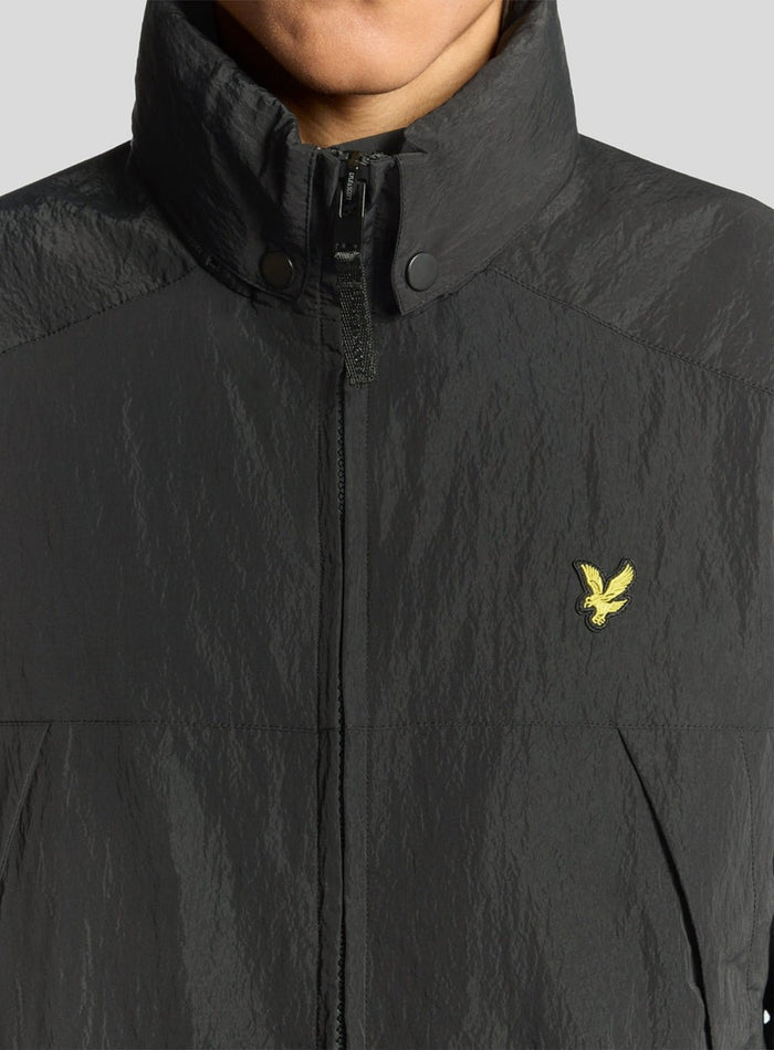 LYLE & SCOTT Fold Away Hood Jacket Black Ice - MAISONDEFASHION.COM