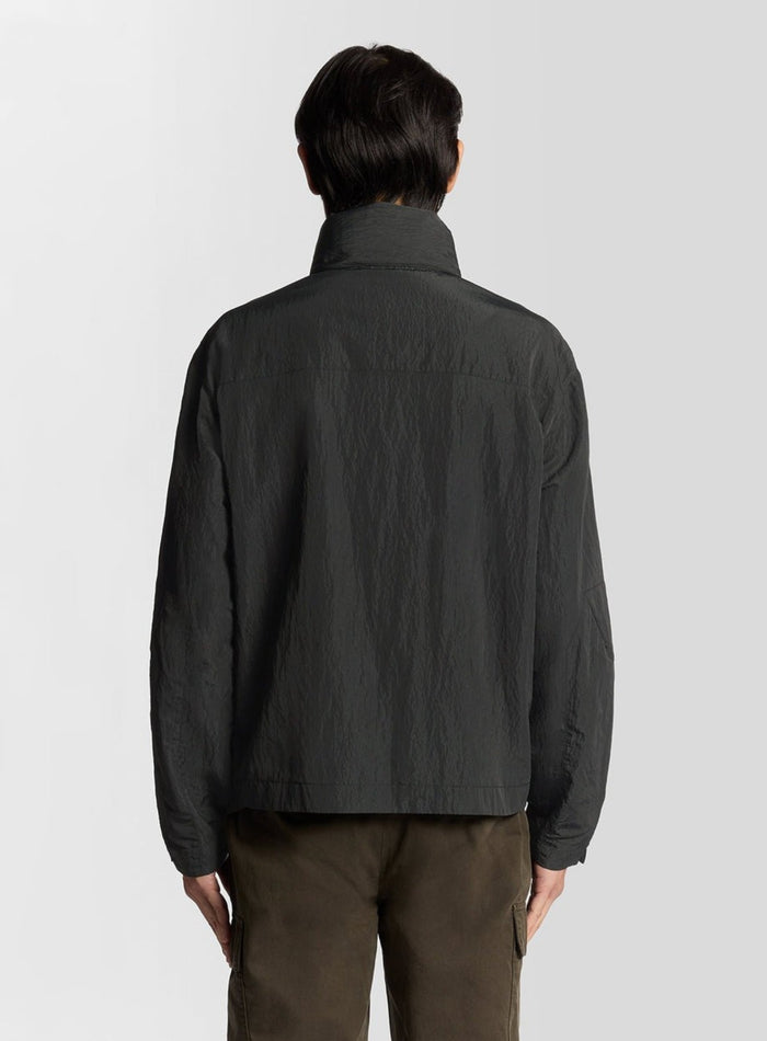 LYLE & SCOTT Fold Away Hood Jacket Black Ice - MAISONDEFASHION.COM