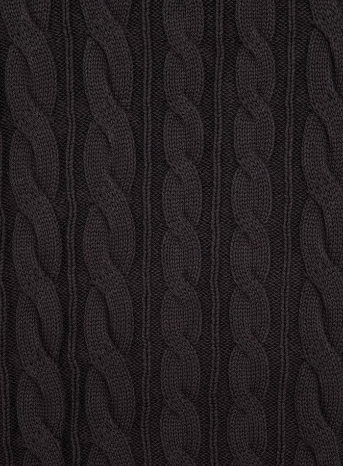 LYLE & SCOTT Friends of Feathers Cable Knitted Tank Top Phantom - MAISONDEFASHION.COM