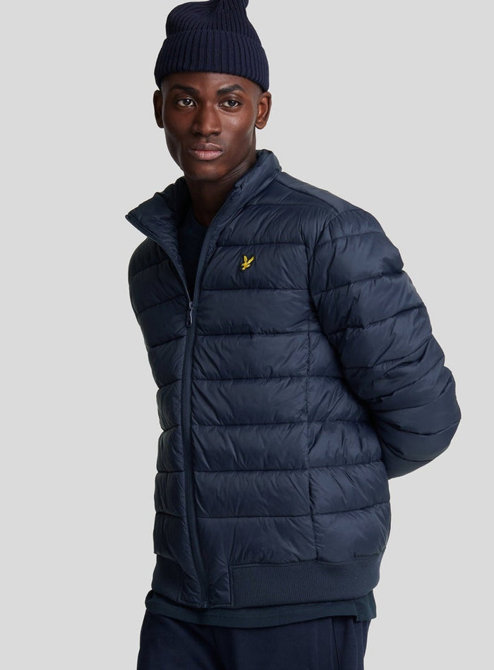 LYLE & SCOTT Funnel Neck Puffer Jacket Dark Navy - MAISONDEFASHION.COM