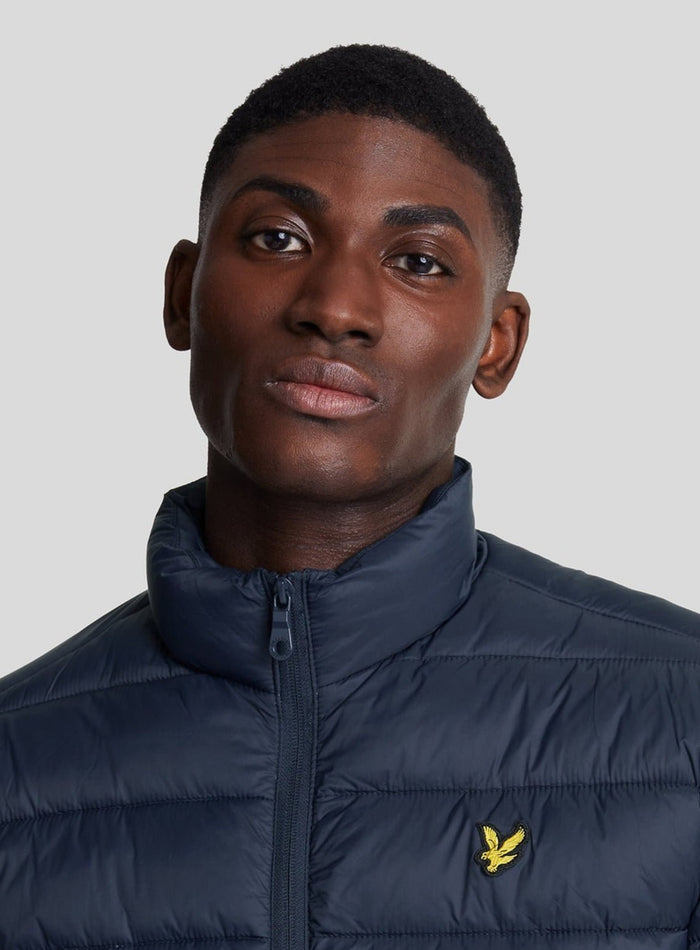 LYLE & SCOTT Funnel Neck Puffer Jacket Dark Navy - MAISONDEFASHION.COM