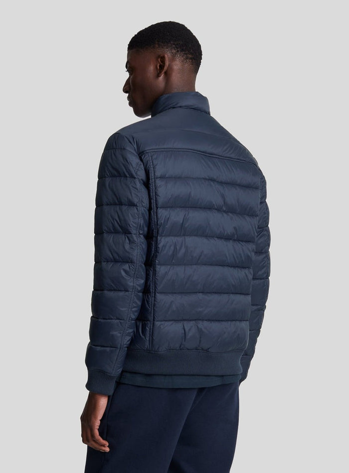 LYLE & SCOTT Funnel Neck Puffer Jacket Dark Navy - MAISONDEFASHION.COM