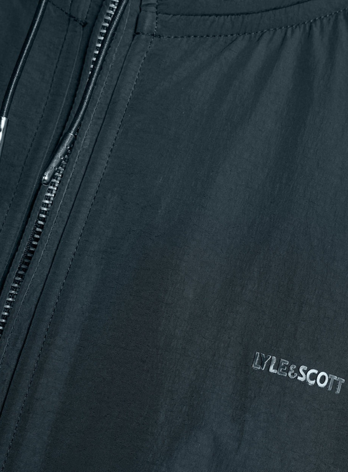 LYLE & SCOTT Half Raglan Sleeve Panneled Hoodie Dark Navy - MAISONDEFASHION.COM