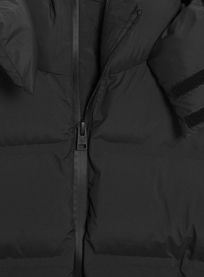 LYLE & SCOTT Heavyweight Hooded Puffer Jacket Jet Black - MAISONDEFASHION.COM