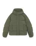 LYLE & SCOTT Hooded Puffer Jacket Khaki Ash