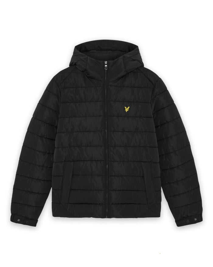 LYLE & SCOTT Hooded Quilted Jacket Jet Black