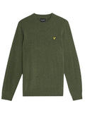LYLE & SCOTT Lambswool Blend Crew Neck Jumper Deep Depths Marl - MAISONDEFASHION.COM