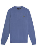 LYLE & SCOTT Lambswool Blend Crew Neck Jumper Graystone Marl - MAISONDEFASHION.COM