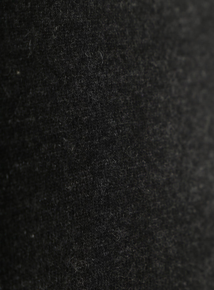 LYLE & SCOTT Lambswool Blend Crew Neck Jumper Jet Black Marl - MAISONDEFASHION.COM