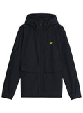 LYLE & SCOTT Lightweight Hooded Zip Through Jacket Dark Navy - MAISONDEFASHION.COM