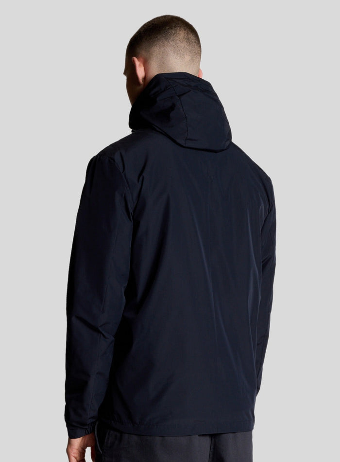 LYLE & SCOTT Lightweight Hooded Zip Through Jacket Dark Navy - MAISONDEFASHION.COM