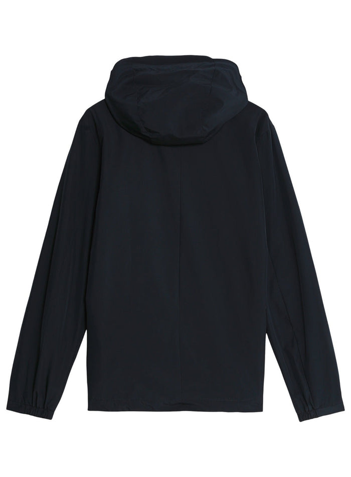 LYLE & SCOTT Lightweight Hooded Zip Through Jacket Dark Navy - MAISONDEFASHION.COM