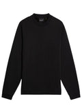 LYLE & SCOTT Logo Brushback Crew Neck Sweatshirt Jet Black - MAISONDEFASHION.COM