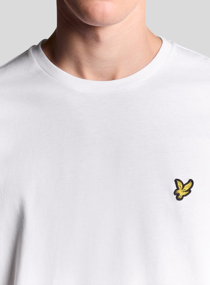LYLE & SCOTT Long Sleeve Cotton T-Shirt White - MAISONDEFASHION.COM