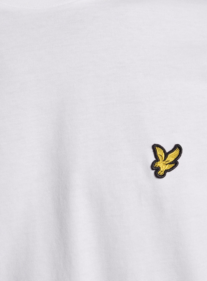 LYLE & SCOTT Long Sleeve Cotton T-Shirt White - MAISONDEFASHION.COM