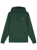 LYLE & SCOTT Loopback Cotton Hoodie Dark Green - MAISONDEFASHION.COM