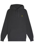 LYLE & SCOTT Loopback Cotton Hoodie Gunmetal - MAISONDEFASHION.COM