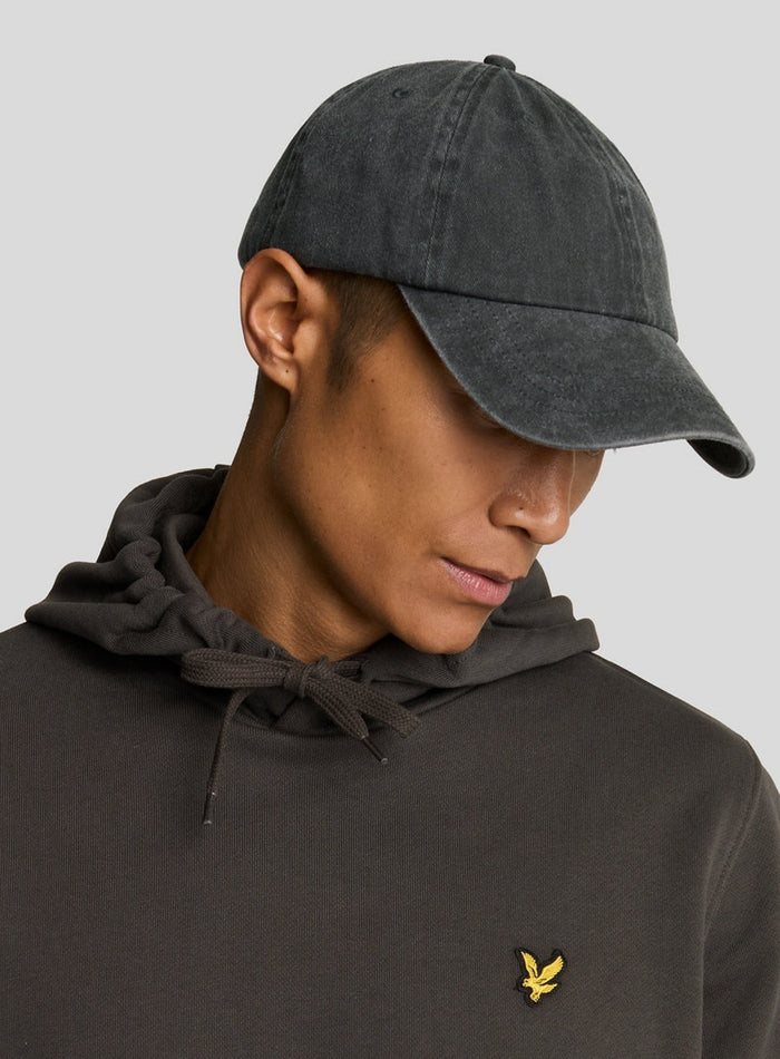 LYLE & SCOTT Loopback Cotton Hoodie Gunmetal - MAISONDEFASHION.COM