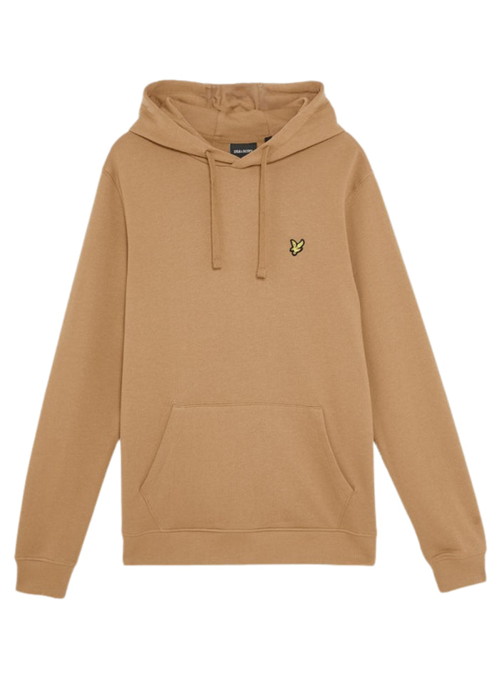 LYLE & SCOTT Loopback Cotton Hoodie Tigers Eye - MAISONDEFASHION.COM