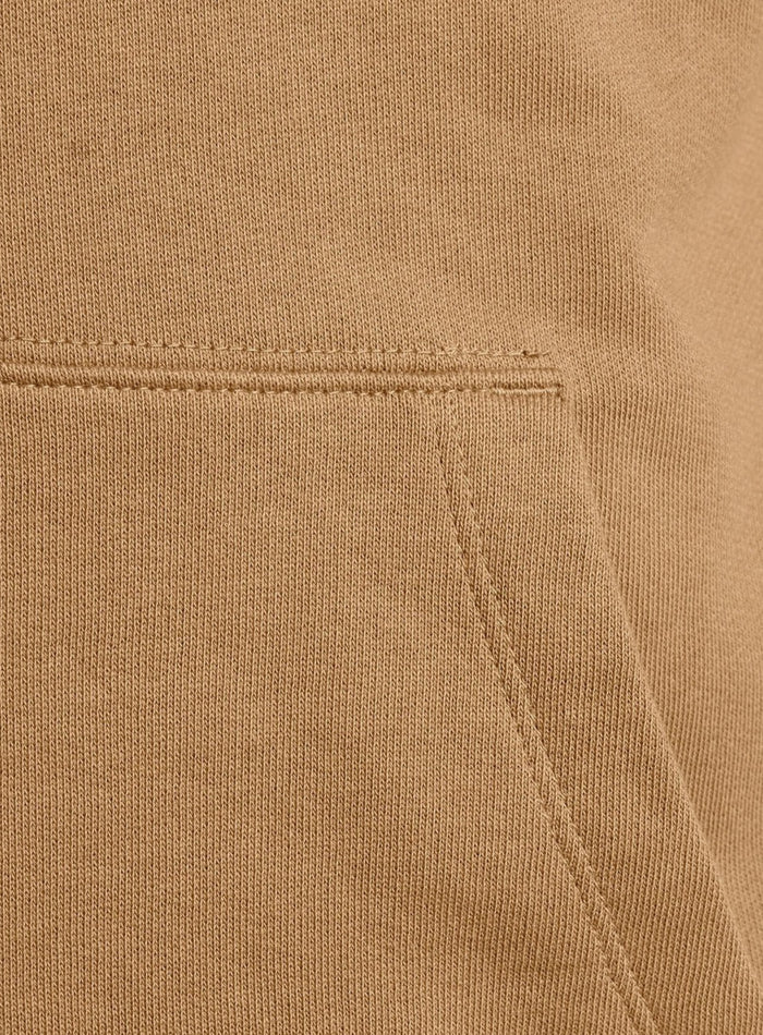 LYLE & SCOTT Loopback Cotton Hoodie Tigers Eye - MAISONDEFASHION.COM