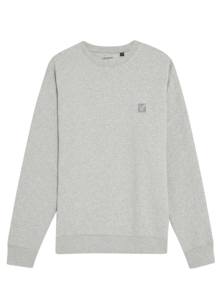 LYLE & SCOTT Loungewear Crew Neck Pullover Light Grey Marl - MAISONDEFASHION.COM