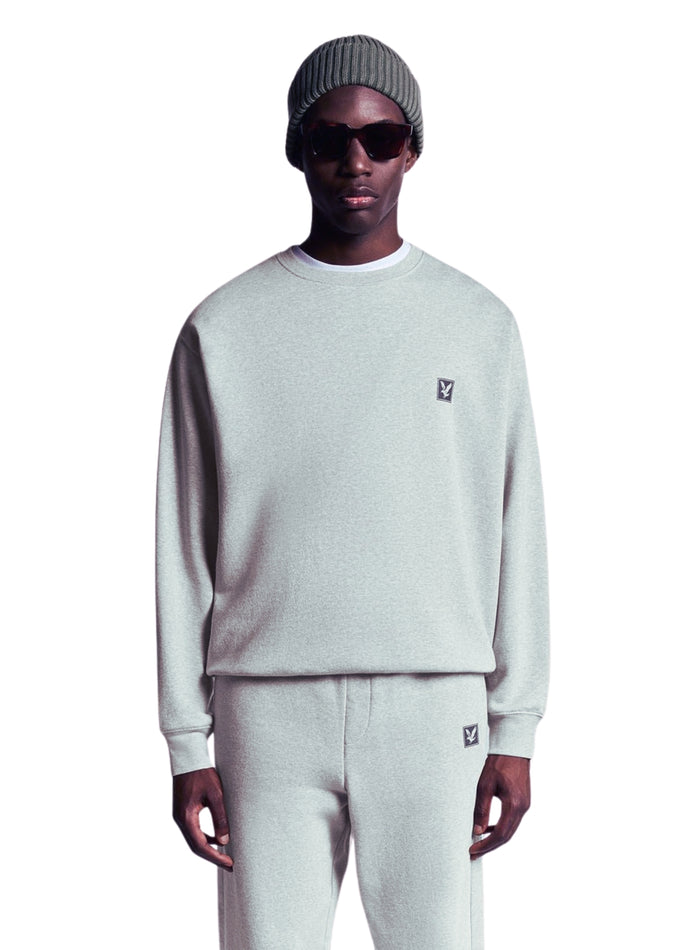 LYLE & SCOTT Loungewear Crew Neck Pullover Light Grey Marl - MAISONDEFASHION.COM