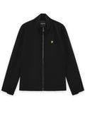 LYLE & SCOTT Mesh Back Softshell Funnel Neck Jacket Jet Black - MAISONDEFASHION.COM