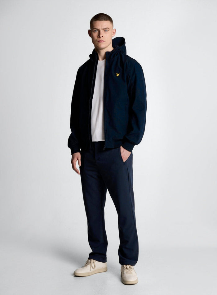 LYLE & SCOTT Mesh Back Softshell Jacket Dark Navy - MAISONDEFASHION.COM