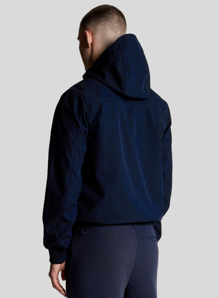 LYLE & SCOTT Mesh Back Softshell Jacket Dark Navy - MAISONDEFASHION.COM