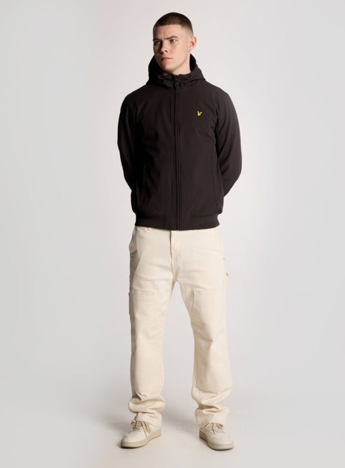 LYLE & SCOTT Mesh Lined Softshell Jacket Gunmetal - MAISONDEFASHION.COM