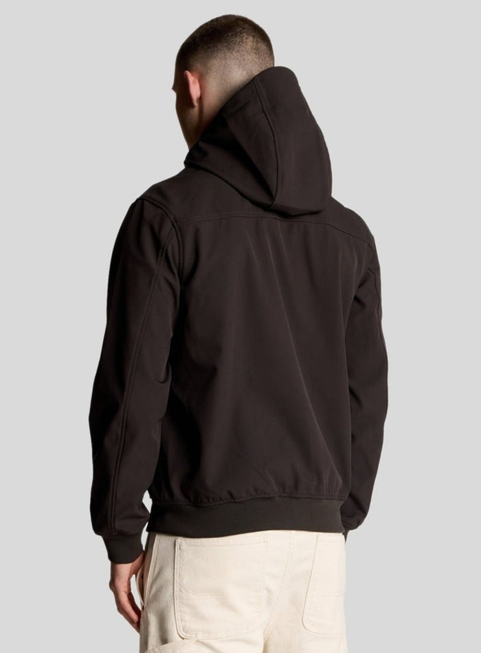 LYLE & SCOTT Mesh Lined Softshell Jacket Gunmetal - MAISONDEFASHION.COM
