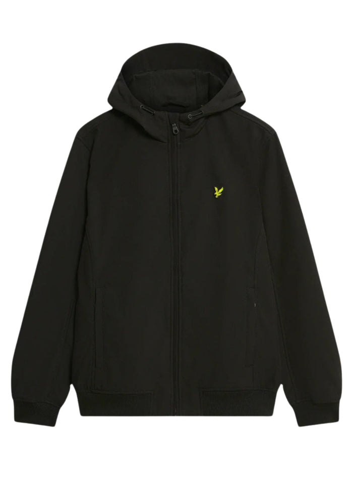 LYLE & SCOTT Mesh Lined Softshell Jacket Jet Black - MAISONDEFASHION.COM