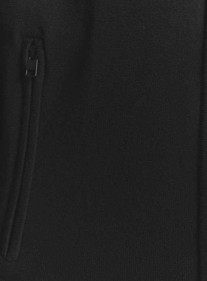 LYLE & SCOTT Mesh Logo Knitted Track Jacket Jet Black - MAISONDEFASHION.COM