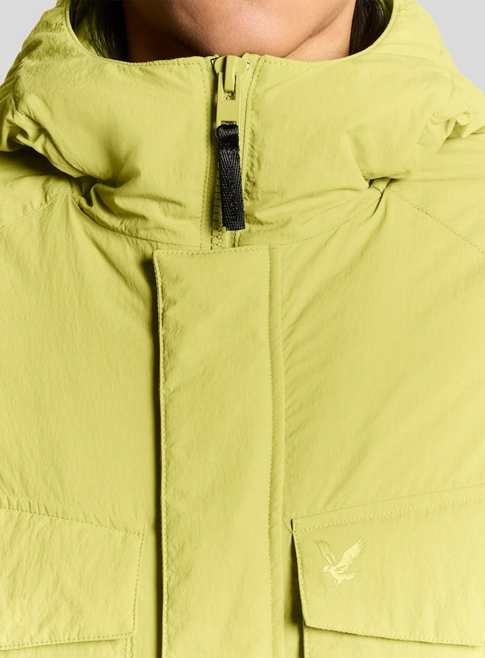 LYLE & SCOTT Military Inspired Insulated Parka Pale Willow - MAISONDEFASHION.COM