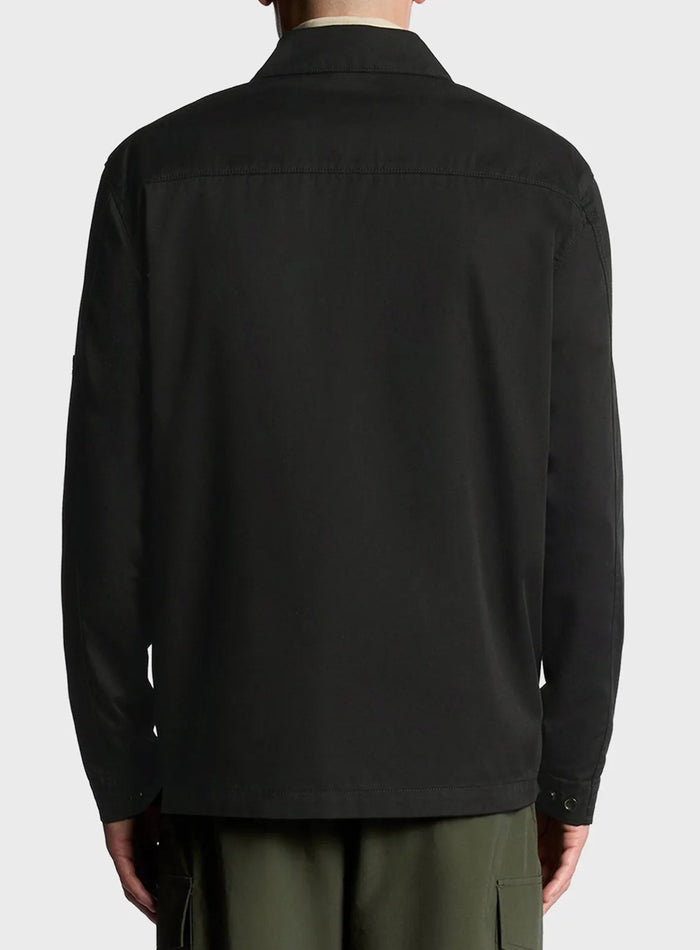 LYLE & SCOTT Multi Pocket Overshirt Jet Black - MAISONDEFASHION.COM