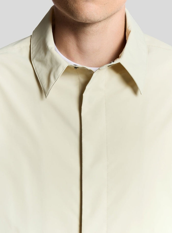 LYLE & SCOTT Nylon Overshirt Grey Taupe - MAISONDEFASHION.COM