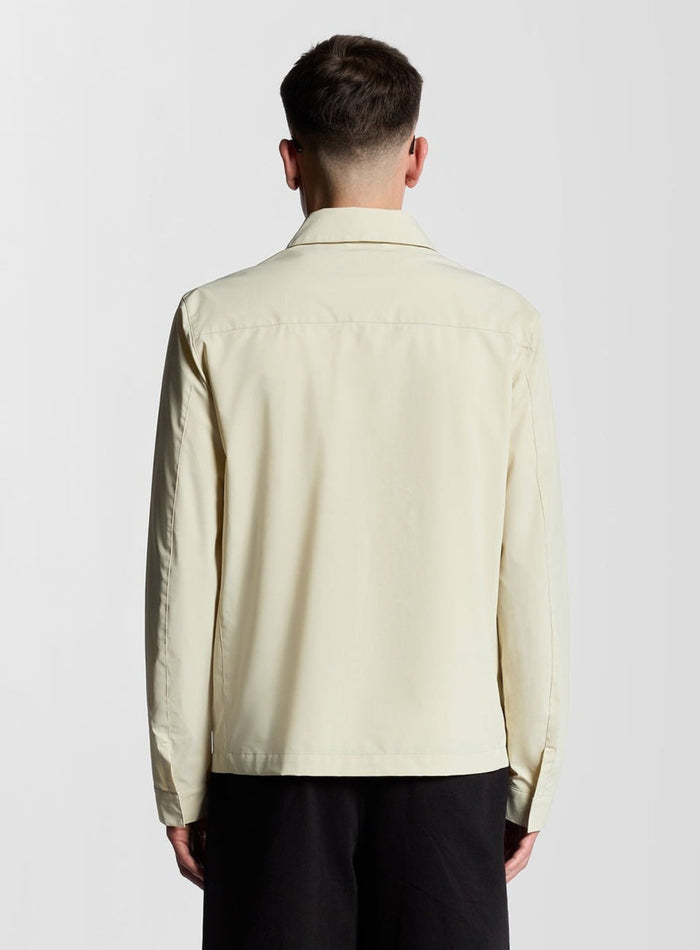 LYLE & SCOTT Nylon Overshirt Grey Taupe - MAISONDEFASHION.COM