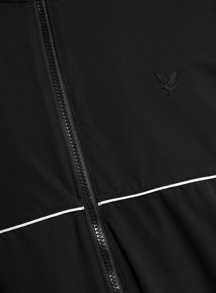 LYLE & SCOTT Nylon Track Jacket Jet Black - MAISONDEFASHION.COM