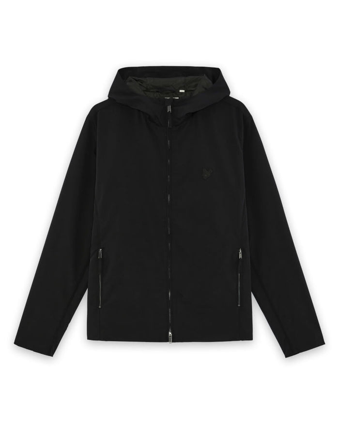 LYLE & SCOTT Nylon Zip Through Hooded Jacket Lacquer