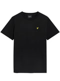 LYLE & SCOTT Oversized Cotton Crew Neck T-Shirt Jet Black - MAISONDEFASHION.COM