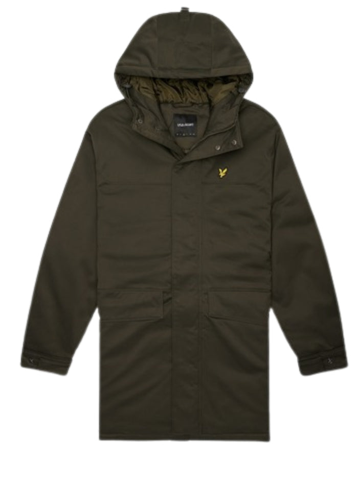 LYLE & SCOTT Padded Parka Jacket Olive - MAISONDEFASHION.COM