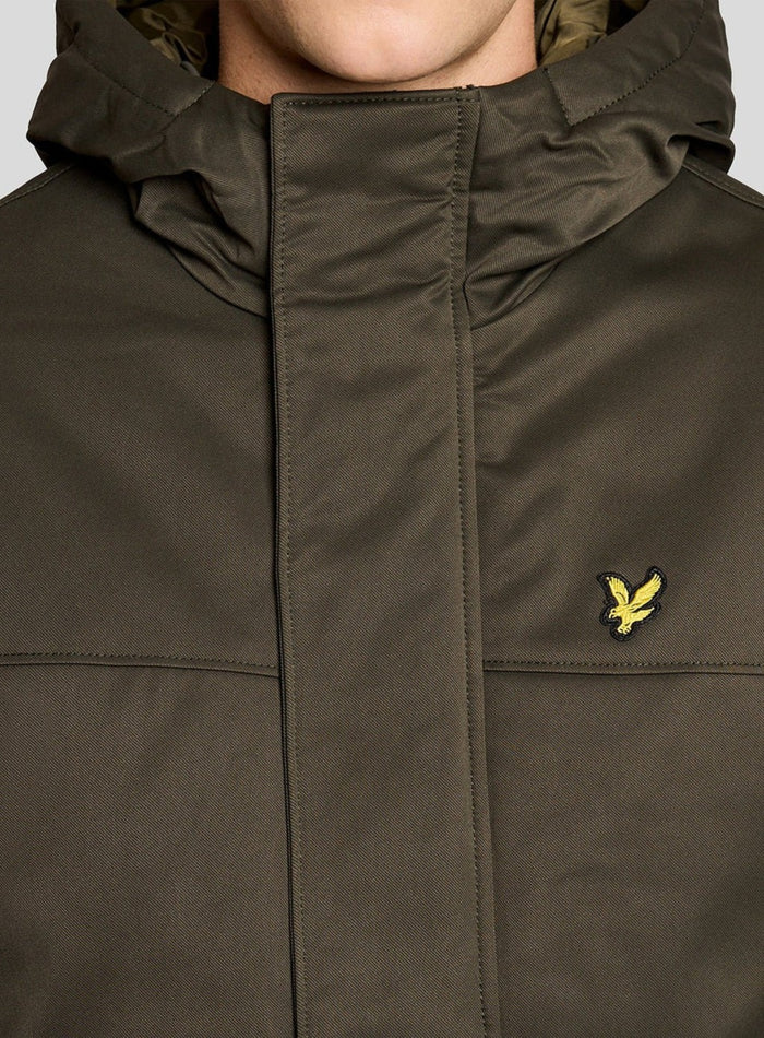 LYLE & SCOTT Padded Parka Jacket Olive - MAISONDEFASHION.COM
