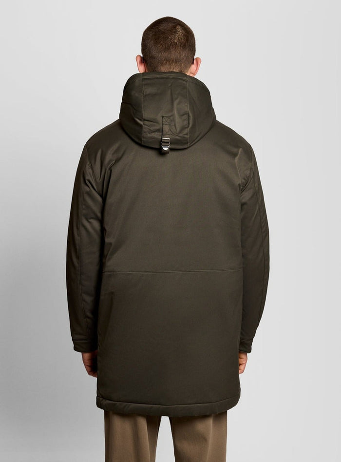 LYLE & SCOTT Padded Parka Jacket Olive - MAISONDEFASHION.COM