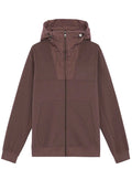 LYLE & SCOTT Panelled Hybrid Jacket Espresso - MAISONDEFASHION.COM